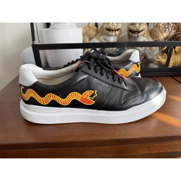 Cole Haan X Men\'s 12M Keith Haring Grandpro Rally Court Sneakers in Black main image 5